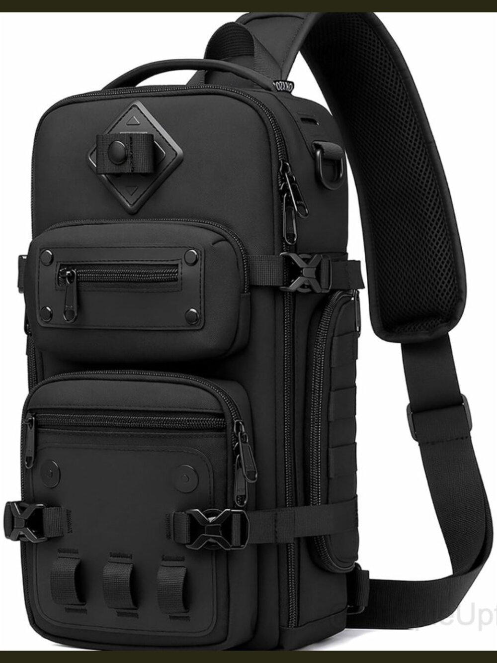 OZUKO Men's Sling Bag Crossbody Backpack Oxford Fabric Water-Resistant Tactical